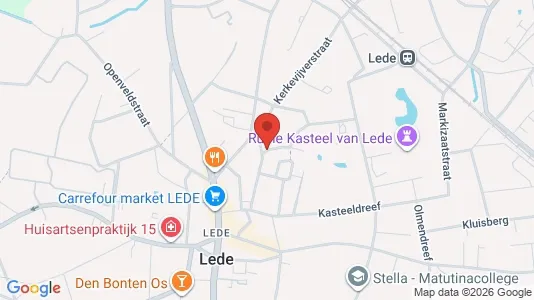 Apartments for rent i Lede - kort over placeringen