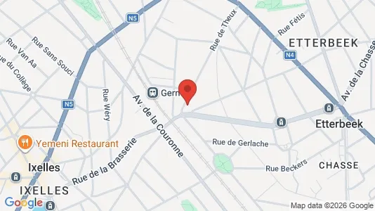 Apartments for rent i Brussels Etterbeek - kort over placeringen