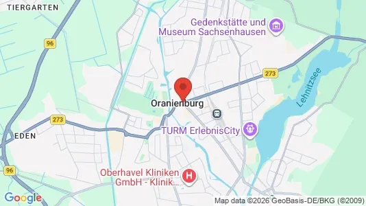 Apartments for rent i Oberhavel - kort over placeringen