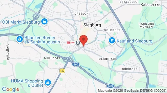 Apartments for rent i Rhein-Sieg-Kreis - kort over placeringen