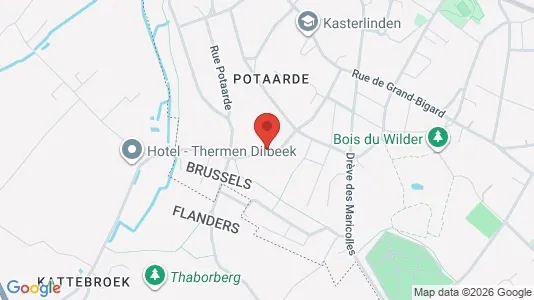 Rooms for rent i Brussels Sint-Agatha-Berchem - kort over placeringen