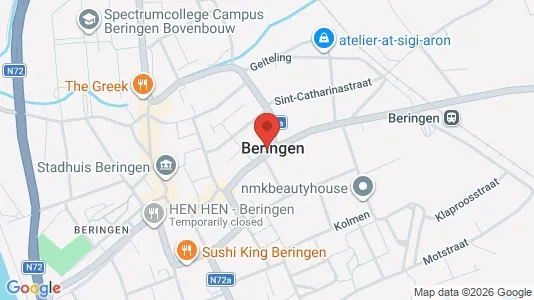 Apartments for rent i Beringen - kort over placeringen
