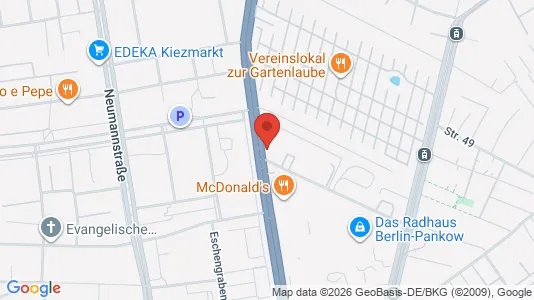 Apartments for rent i Berlin Pankow - kort over placeringen