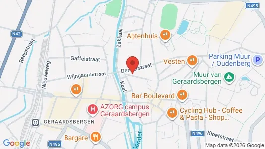 Apartments for rent i Geraardsbergen - kort over placeringen