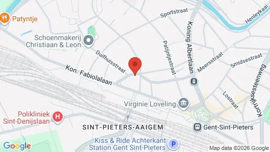 Apartments for rent i Stad Gent - kort over placeringen