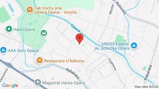 Apartments for rent i Opava - kort over placeringen