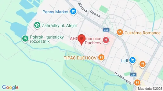 Apartments for rent i Teplice - kort over placeringen
