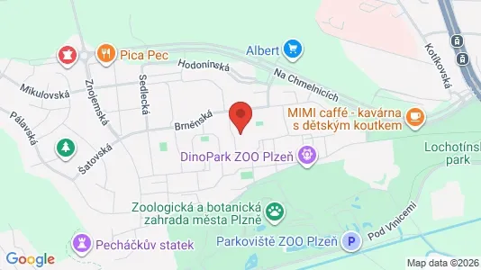 Apartments for rent i Plzeň-město - kort over placeringen