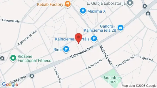 Apartments for rent i Riga Āgenskalns - kort over placeringen