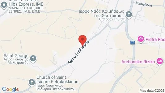 Apartments for rent i Chios - kort over placeringen