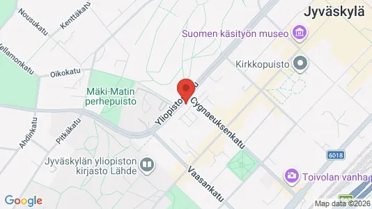 Apartments for rent i Jyväskylä - kort over placeringen