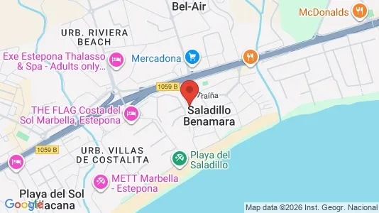 Apartments for rent i Estepona - kort over placeringen