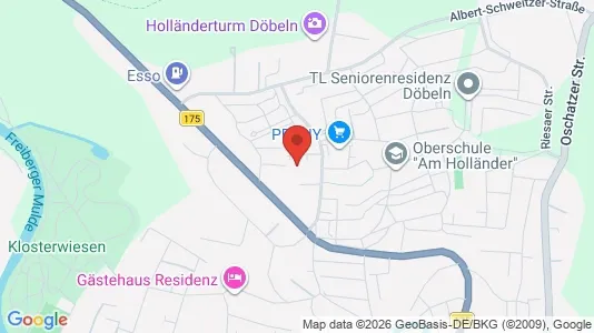 Apartments for rent i Central Saxony - kort over placeringen