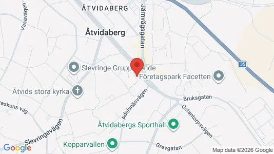 Apartments for rent i Åtvidaberg - kort over placeringen