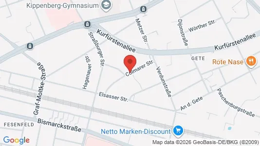 Apartments for rent i Bremen - kort over placeringen