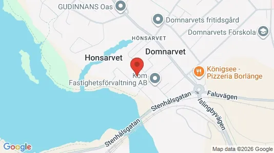 Apartments for rent i Borlänge - kort over placeringen