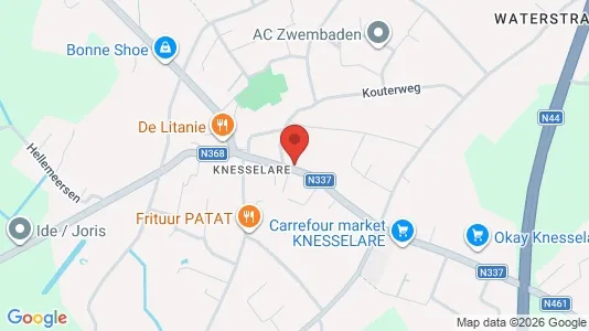 Apartments for rent i Aalter - kort over placeringen