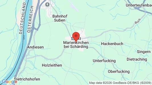Apartments for rent i Sankt Marienkirchen bei Schärding - kort over placeringen