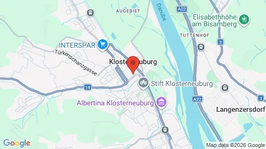 Houses for rent i Klosterneuburg - kort over placeringen