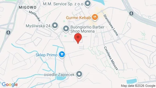 Apartments for rent i Gdańsk - kort over placeringen
