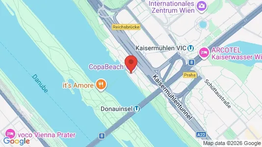 Apartments for rent i Vienna Donaustadt - kort over placeringen