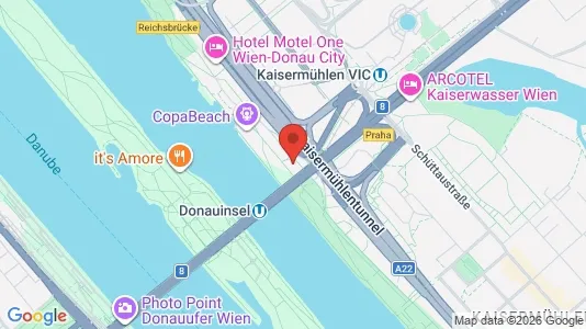 Apartments for rent i Vienna Donaustadt - kort over placeringen