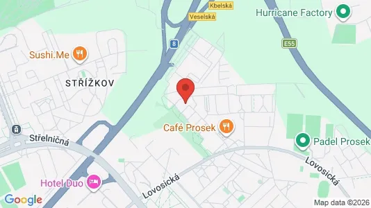 Apartments for rent i Prague 5 - kort over placeringen