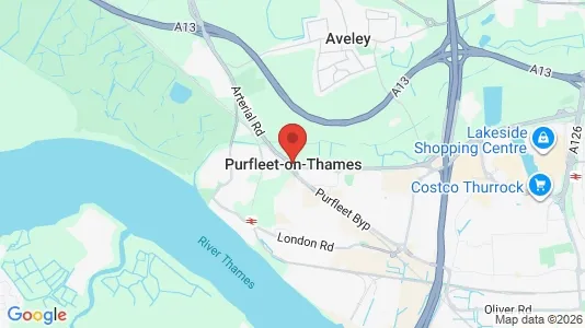 Houses for rent i Purfleet - Essex - kort over placeringen