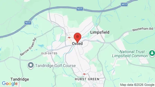 Apartments for rent i Oxted - Surrey - kort over placeringen