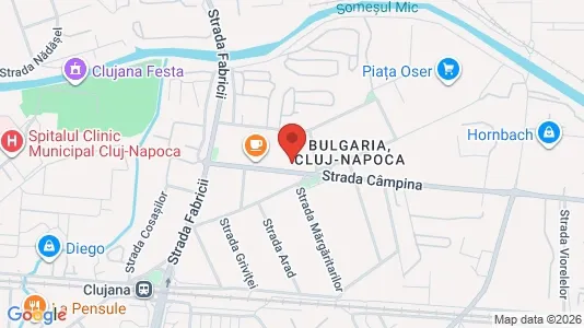 Apartments for rent i Cluj-Napoca - kort over placeringen