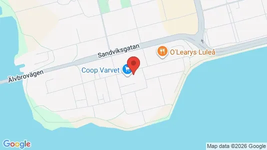Apartments for rent i Luleå - kort over placeringen