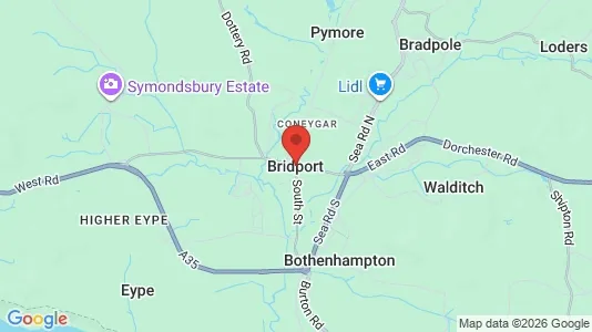 Houses for rent i Bridport - Dorset - kort over placeringen