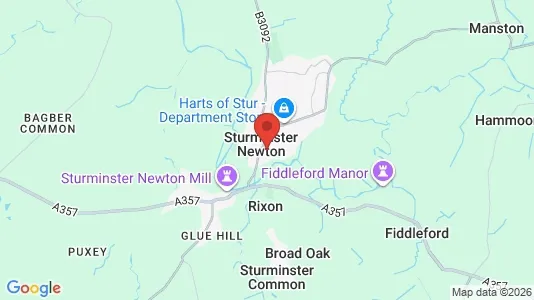 Houses for rent i Sturminster Newton - Dorset - kort over placeringen