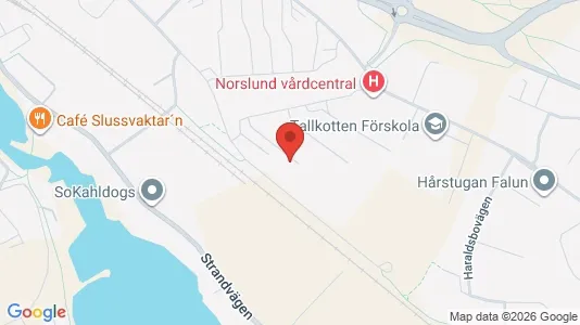 Apartments for rent i Falun - kort over placeringen