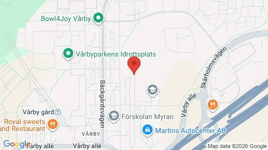 Apartments for rent i Huddinge - kort over placeringen