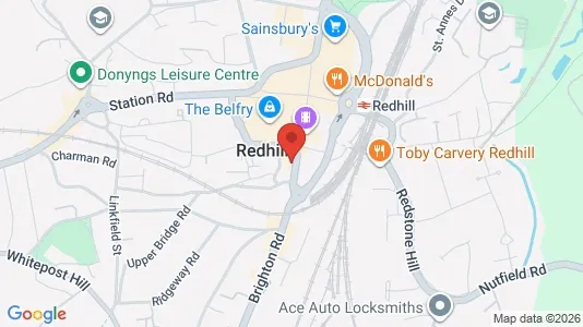 Apartments for rent i Redhill - Surrey - kort over placeringen