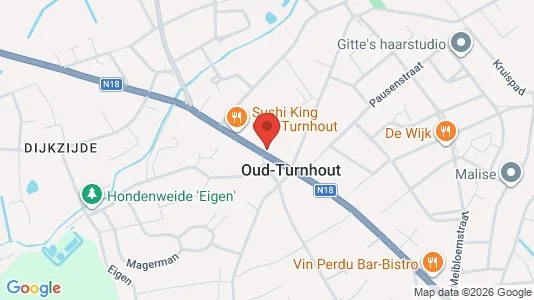 Apartments for rent i Oud-Turnhout - kort over placeringen