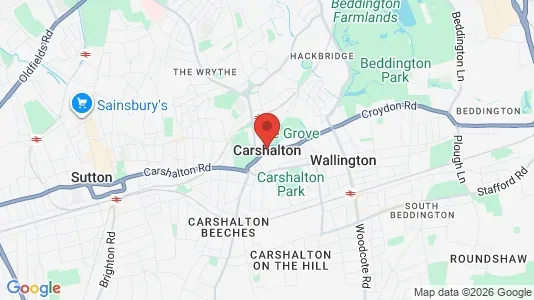 Apartments for rent i Carshalton - Surrey - kort over placeringen
