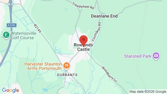 Apartments for rent i Havant/Rowlands Castle - Hampshire - kort over placeringen