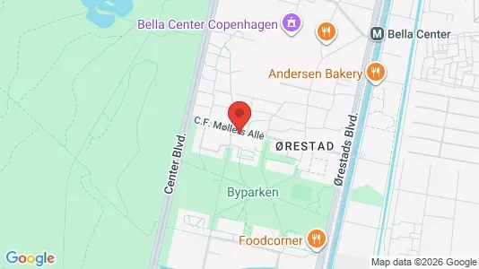 Apartments for rent i Copenhagen S - kort over placeringen