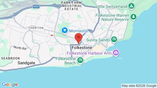 Houses for rent i Folkestone - Kent - kort over placeringen