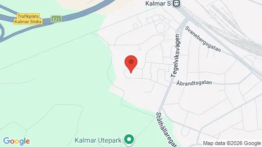 Apartments for rent i Kalmar - kort over placeringen