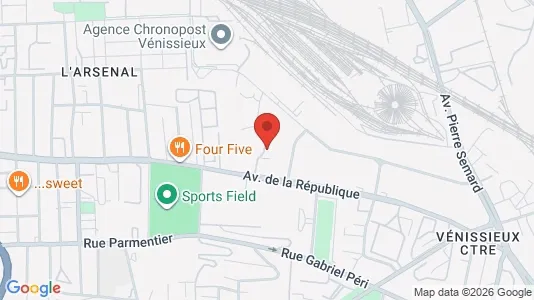 Apartments for rent i Lyon - kort over placeringen