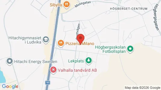 Apartments for rent i Ludvika - kort over placeringen