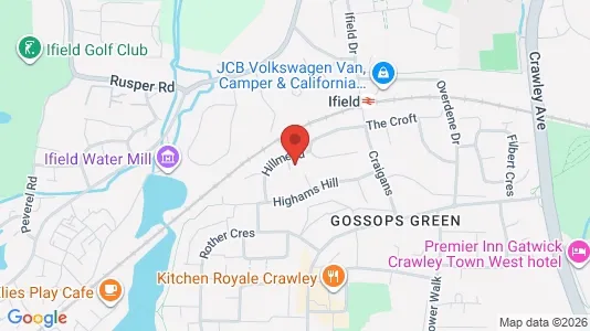 Apartments for rent i Crawley - West Sussex - kort over placeringen