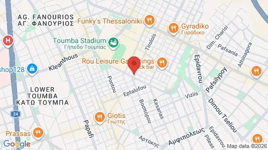 Apartments for rent i Pylaia-Chortiatis - kort over placeringen