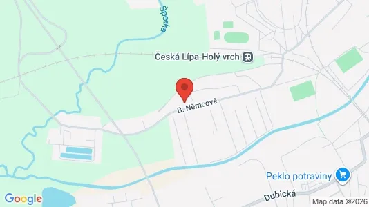 Apartments for rent i Česká Lípa - kort over placeringen