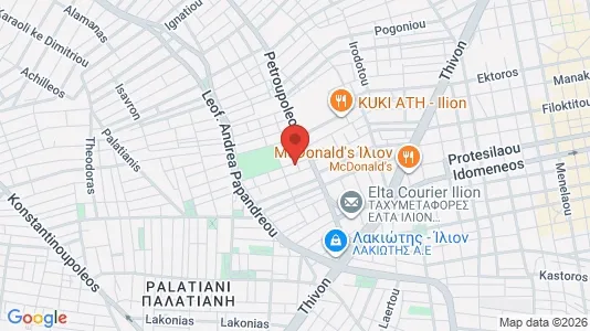 Apartments for rent i Agioi Anargyroi-Kamatero - kort over placeringen