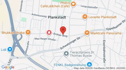 Apartments for rent i Rhein-Neckar-Kreis - kort over placeringen