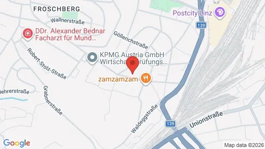 Apartments for rent i Linz - kort over placeringen